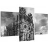 Čiernobiely obraz kostola (Obraz 90x60cm)