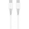 SWISSTEN DÁTOVÝ KÁBEL TPE USB-C/USB-C POWER DELIVERY 5A (100W) 2,5 M 71506530, BIELY