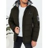 Pánska zimná prešívaná bunda Dstreet čierna | šedá | kaki M DStreet 5904056826414