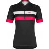 Dámsky cyklistický dres Etape, CLARA 2.0 čierna,ružová,biela XL