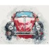 Diamondi Diamantové maľovanie - STARÉ ČERVENÉ AUTO Rámovanie: vypnuté plátno na rám, Rozmer: 40x50 cm