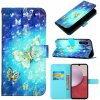 Peňaženkové 3D puzdro na Samsung Galaxy A24/A25 5G - Golden Butterfly