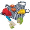 Bigjigs Toys drevené krájacie ovocie so zásterou