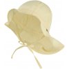 Detský UV klobúk flapper plátno UV50+ STERNTALER - farba žltá Vanilla Veľkosť: 45cm
