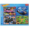 TREFL 13312 Puzzle 4x250 Hot Wheels Racing Cars
