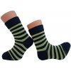 Detské ponožky Babar New - 36-38 / čierna/zelená