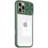 AppleKing kryt s posuvným krytom šošovky fotoaparátu pre iPhone 16 Pro - olivový - možnosť vrátiť tovar ZADARMO do 30tich dní