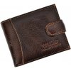 Wild Things Only 5504-1 hnedá pánska kožená peňaženka 10,5 x 8,5 x 2,5 cm