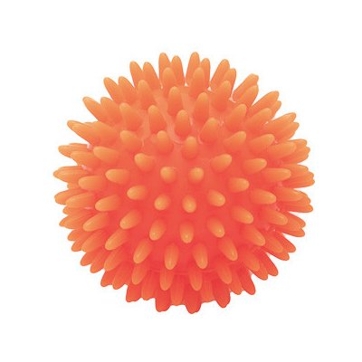 Sanomed Masažná loptička ježko, oranžová 6 cm