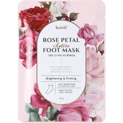 Petitfee & Koelf Rose Petal Satin Foot Mask 2 x 16 g