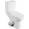 Sapho KAIRO CLEANWASH WC kombi s bidetovou sprškou, zadný odpad, splachovací mechanizmus PC106