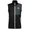 Ortovox FLEECE VEST M black raven XL; Černá vesta