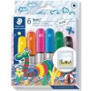Gelové voskovky STAEDTLER 2390 Glass 6ks základných farieb, Novinka, TIP