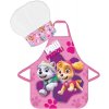 BrandMac Detská zástera s čiapkou Paw Patrol Everest a Skye