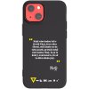 Picasee silikónový čierny obal pre Apple iPhone 13 mini - Kazma - MĚLI BYSTE SE DO TOHO PUSTIT