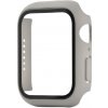AppleKing ochranné puzdro s tvrdeným sklom pre Apple Watch 40mm - béžové - možnosť vrátiť tovar ZADARMO do 30tich dní