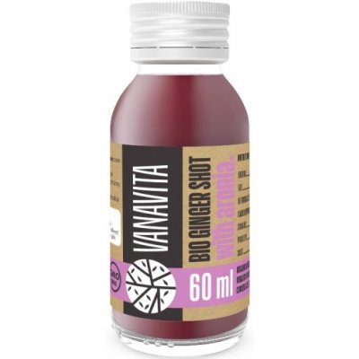 VanaVita BIO Ginger shot with aronia - 24x 60 ml