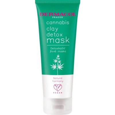 Dermacol Cannabis, detoxikačná ílová pleťová maska 100 ml