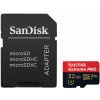 SanDisk Extreme Pro microSDHC 32GB 100MB/s A1 Class 10 UHS-I V30 + adaptér SDSQXCG-032G-GN6MA