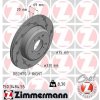 ZIMMERMANN Brzdový kotúč 150.3484.55