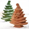 Forma na čokoládu - vianočný stromček s Mikulášom, 160x75x200 mm, 250 g - KT135 | PAVONI, Albero Animato