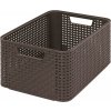 Curver Style box M tmavohnedý