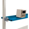 Manuflex AS1714.5007 Výklopná polica na baliace stoly PACKPOOL, využiteľná hĺbka 195 mm. Pre šírku stola 2000 mm; AS1714.5007