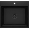 DEANTE DEANTE - Magnetic čierna - Granitový drez, jednokomorový ZRM_N10A