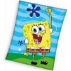 Carbotex · Coral fleece deka SpongeBob - gramáž 240 g/m² - 130 x 170 cm