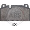 Sada brzdových platničiek kotúčovej brzdy A.B.S. ALL BRAKE SYSTEMS BV. 37959