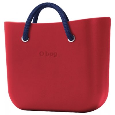 O bag červená kabelka MINI Rosso s tmavomodrými krátkymi lanovými rúčkami  Navy od 63,95 € - Heureka.sk