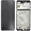 LCD Displej + Dotykové sklo + Rám Samsung Galaxy M52 - Originál Service Pack