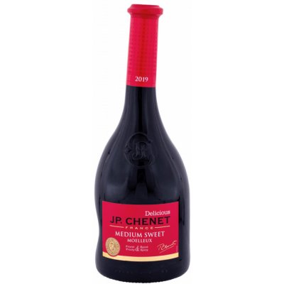 J.P. Chenet Červené Polosladké 12% 0,75 l (čistá fľaša)