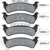 Sada brzdových platničiek kotúčovej brzdy TEXTAR 2450601