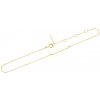 Eppi Strieborný minimalistický náramok na nohu Hawes LB46128