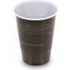 Wimex Kávový pohár PP hnedo biely O70mm 180ml
