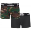 Brandit boxerky set 2ks woodland čierne