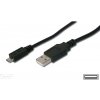 PremiumCord kabel micro USB 2.0, A-B 0,75m,pro rychlé nabíjení ku2m07f