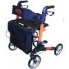 ANTAR Chodítko pre seniorov štvorkolesové skladacie AT51006 Farba: Oranžová