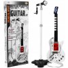 mamido Detská elektrická gitara s mikrofónom biela