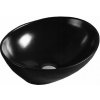 Umývadlo na dosku oválne Mexen Elza čierne