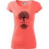 Narodeninový strom 60 - Dámske tričko Pure - M ( Korálová )
