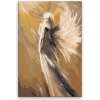 Maľovanie podľa čísel - Anjel v tme - 40x60 cm, bez dřevěného rámu - výroba CZ