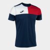 CREW V SHORT SLEEVE T-SHIRT NAVY RED WHITE L