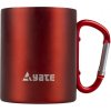 YATE Hrnek s karabinkou COLOR 0,3 l nerez - červený