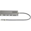 StarTech.com USB-C Triple-Monitor Multiport Adapter, HDMI/DP/Card Reader - Dokovací stanice - USB-C 3.2 Gen 1 / Thunderbolt 3 / Thunderbolt 4 - HDMI, 2 x DP - 1GbE