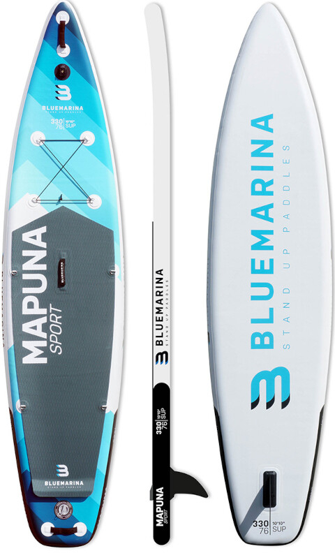 Paddleboard Bluemarina Mapuna Sport ponúka stabilnú jazdu a skvelý zážitok z vodného športu na jazere či mori.
