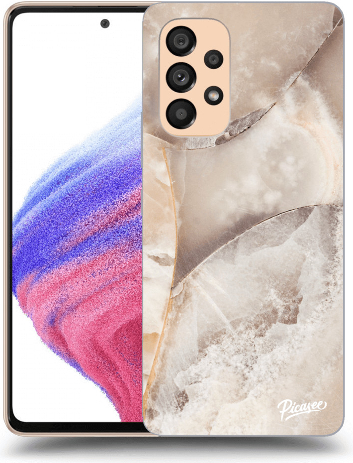 Púzdro Picasee ULTIMATE CASE Samsung Galaxy A53 5G - Cream marble