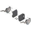 BLUM Aventos HK-S Tip-On střední 20K2C00T06 zdvihací mechanismus (400-1000) + krytky tmavě šedé