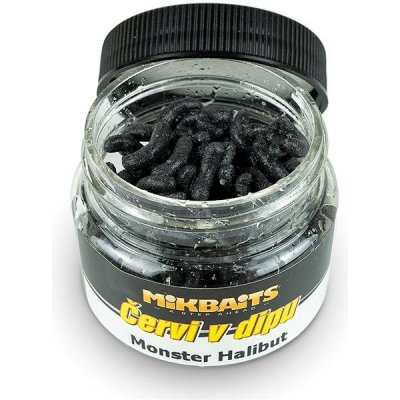 Mikbaits Červi v dipu Monster Halibut 50ml